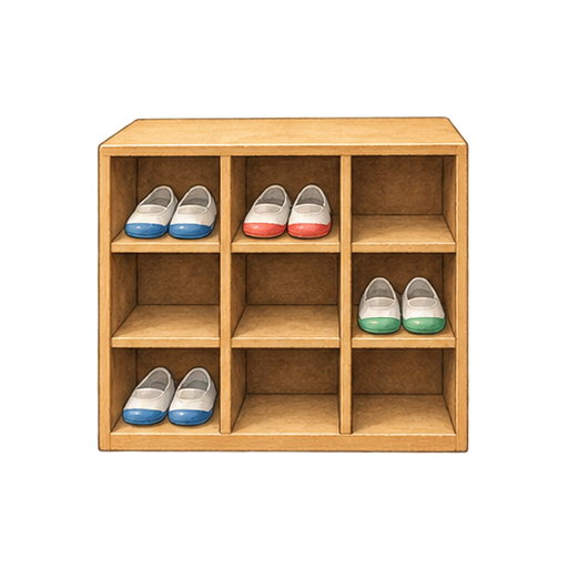 靴箱のイラスト