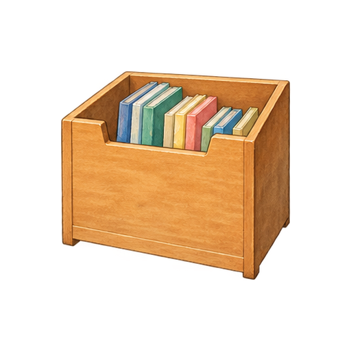 図書返却箱のイラスト