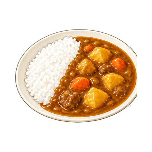 カレーライスのイラスト