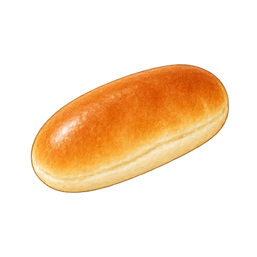コッペパンのイラスト