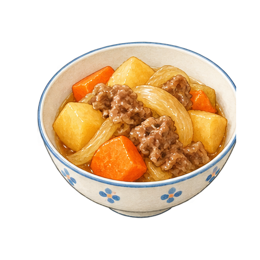肉じゃがのイラスト