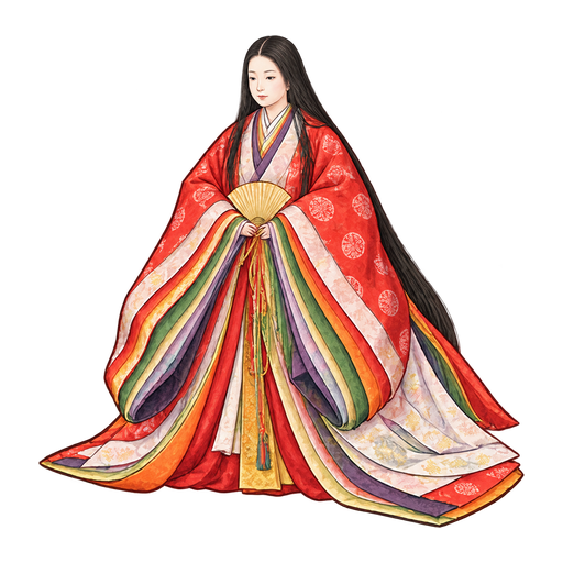 十二単のイラスト