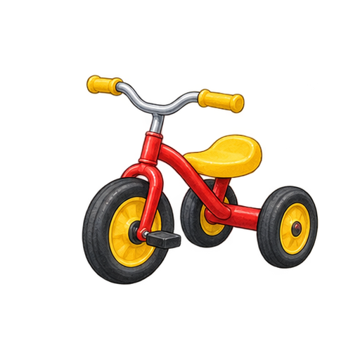 三輪車のイラスト