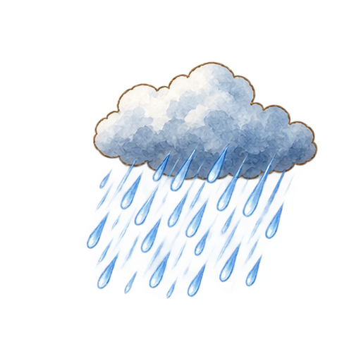 夕立のイラスト